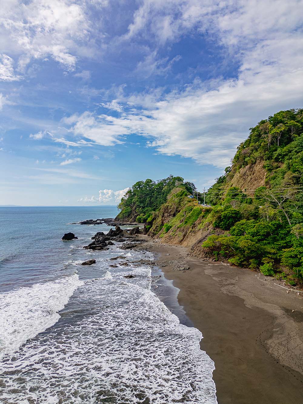 Pacific Coast along Playa Hermosa de Jaco, Costa Rica Pacific Coast along Playa Hermosa de Jaco, Costa Rica
